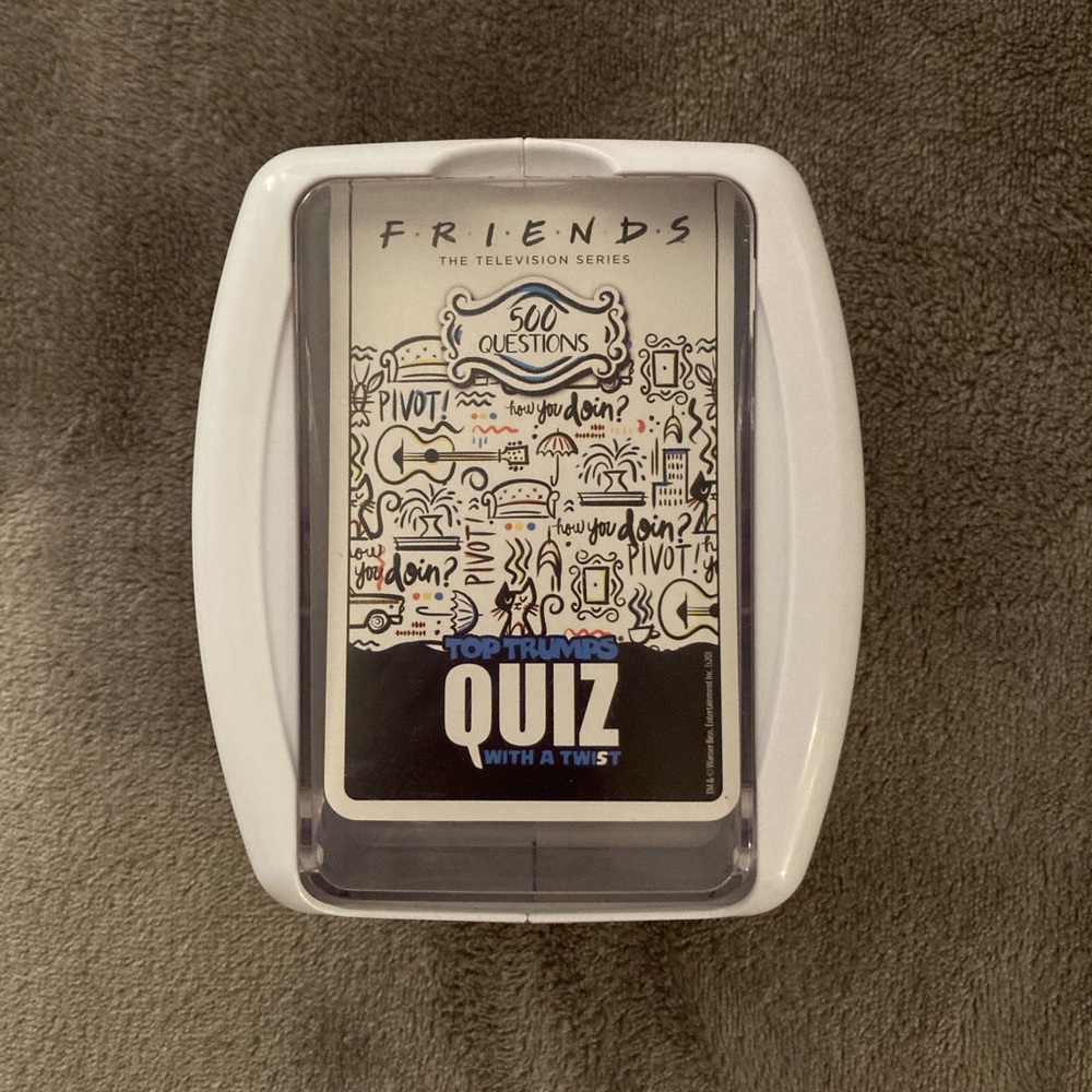 Friends quiz game Top Trumps Quiz